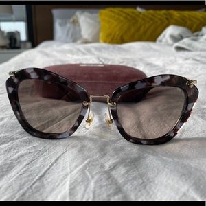 Miu Miu Cat Eye Sunglasses MU10NS